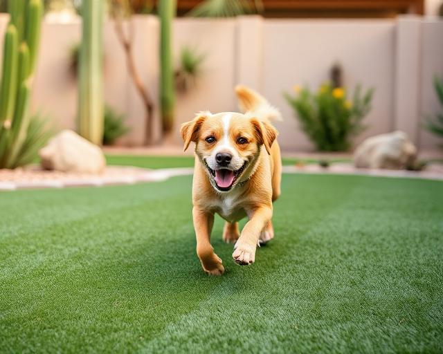 Pet-friendly artificial grass